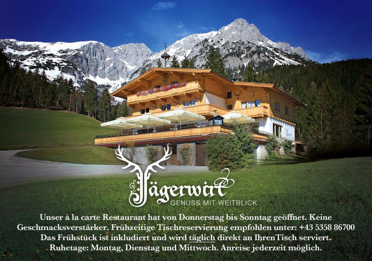 Boutique-Pension Jaegerwirt Scheffau am Wilden Kaiser Exterior foto